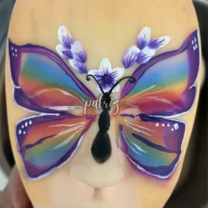 Ukázka z kurzu Malování na obličej pro skupinu účastníků. Workshop Facepainting pořádala Fajná chůva - Patrizia © patriz.art