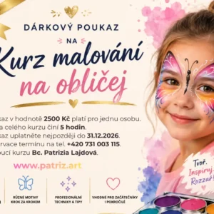 Dárkový poukaz – kurz Malování na obličej